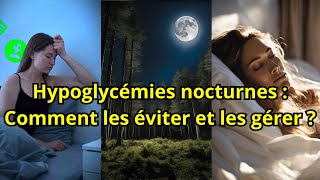 Hypoglycémie nocturne diabète nocturne  comment les éviter et les gérer  Solutions conseils [upl. by Oswald]