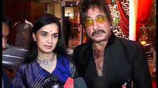 Shakti Kapoor and family at Bappa Lahiris marriage partyflv [upl. by Wellington]