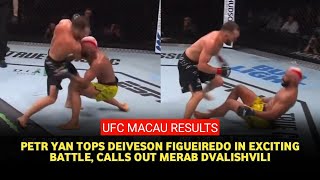 UFC Macau Highligh Petr Yan Defeats Deiveson Figueiredo in Instant Classic Calls for Merab Rematch [upl. by Steffen]