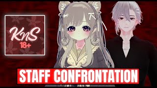 VRCHAT KNS Owner kishidumbpuppy And Staff Confrontation [upl. by Trudnak]