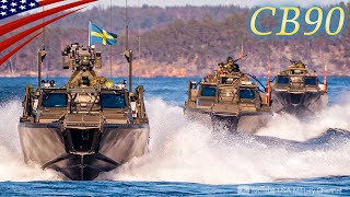 Ukraines New Weapon Swedenmade Monstrously Powerful quotCB90quot Fast Assault Craft [upl. by Ragse]