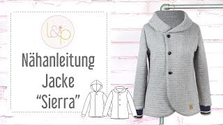 Nähanleitung lillesol Jacke Sierra  eine Jacke mit Kragen nähen [upl. by Modnar459]