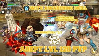 Aggressive Adept LvL 120 PvP With Awakening Skill Dragon Nest M AKMJ Gaming [upl. by Partridge]