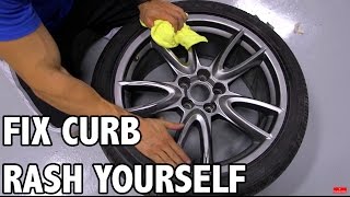 Fix Curb Rash Wheels at Home  Tutorial [upl. by Ceciley]