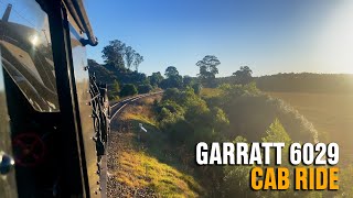 Drivers View in Steam Loco Garratt quot6029quot [upl. by Camey]