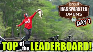 UNBELIEVABLE Day sends Me to the TOP of the Leaderboard Bassmaster Open Toledo Bend [upl. by Enisamoht]