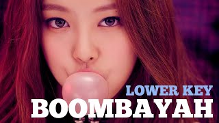 KARAOKE BOOMBAYAH  BLACKPINK Lower Key  Forever YOUNG [upl. by Nimsaj279]