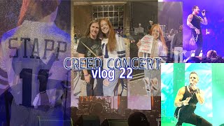 CREED CONCERT VLOG [upl. by Anerol689]