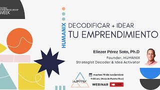 Decodificar  idear tu emprendimiento [upl. by Allare]