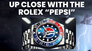 Up Close with the Rolex quotPepsiquot Ceramic Bezel GMTMaster II [upl. by Ramso]