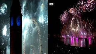 London NYE 2016 VS 2023 Full Version [upl. by Aneehsat978]