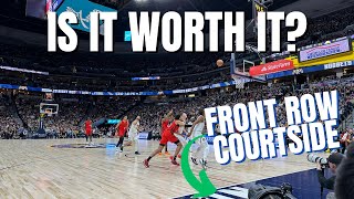 Sitting Courtside at an NBA Game Everything You Want to Know [upl. by Tadeas]