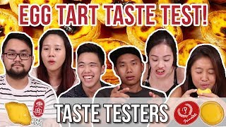 Best Egg Tart in Singapore  Taste Testers  EP 24 [upl. by Atse]