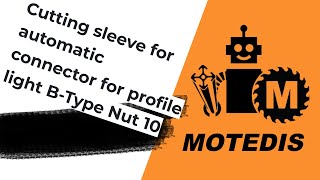 Connection for Aluminium Profiles 4849 DIN 912🤖 MOTEDIS [upl. by Loma]