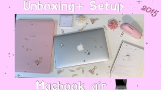 Buying Refurbished MACBOOK AIR 2015 Unboxing  Setup [upl. by Ainafets678]