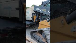 Unloading Lumber skidsteer farmlife farmequipment homestead diy farmmachinery [upl. by Mohsen]