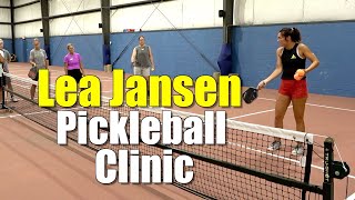 Lea Jansen Pickleball Clinic at Wolverine Pickleball [upl. by Ankeny]