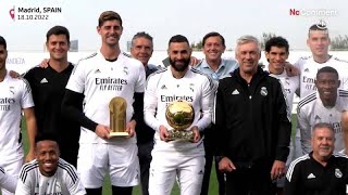 Real de Madrid  Karim Benzema Ballon dOr 2022 de retour avec ses partenaires [upl. by Vaientina856]