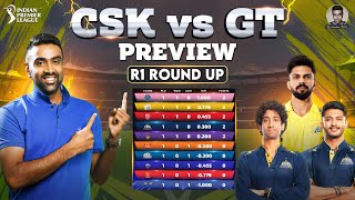 The Next Gen Duel Rutu vs Gill  CSK vs GT Preview  R1 Round UP  R Ashwin [upl. by Ecidnacal7]