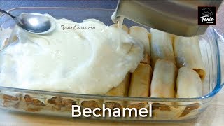 Receta de BECHAMEL para Canelones y Lasaña fácil y sin grumos [upl. by Onek]