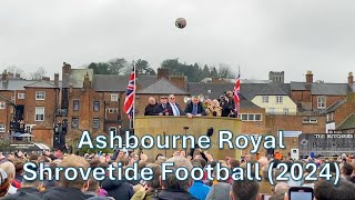 Ashbourne Royal Shrovetide Football 2024 [upl. by Torosian300]