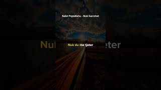 Sabri Fejzullahu  Nuk harrohet [upl. by Nojel]