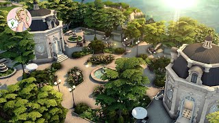 Le Petit Parc Tiny Park 🍀  The Sims 4 Speed build [upl. by Aldis]