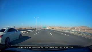 ANKARA ÇAMLIDERE 1 OTOBAN E5 GS63H FULL HD YOL VİDEOSU [upl. by Lunseth]