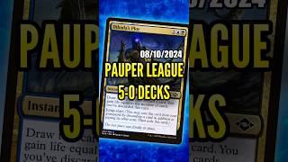 UNDEFEATED MTG Pauper League Decklists 20241008 davidroyale pauper paupermtg [upl. by Gael]