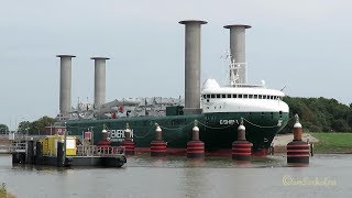 EShip 1 DGFN2 IMO 9417141 Emden Enercon Rotorschiff Flettner Rotoren rotorsails seabound [upl. by Ximenez288]