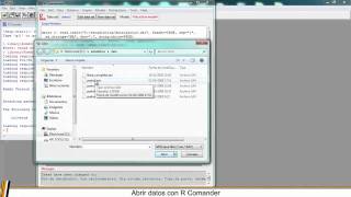 ABRIR DATOS CON RCOMMANDER [upl. by Airom]