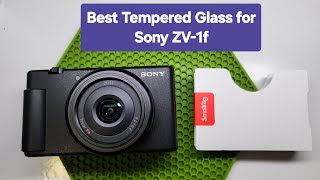 Smallrig Screen Guard Tempered Glass Application for Sony Zv1f without bubbles [upl. by Nho]