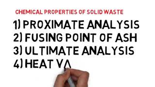 Physical Chemical amp Biological Properties of Solid Waste [upl. by Nnahaid]