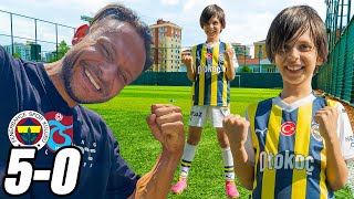 OĞLUMUN İLK DERBİSİ  FENERBAHÇE  TRABZONSPOR [upl. by Kcub]