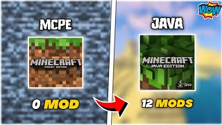 Top 12 New ModsAddons To Turn Minecraft PE Into Minecraft Java Edition  119  Updated [upl. by Oicnedurp]