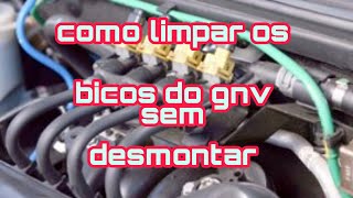 Como limpar os bicos injetores do gnv sem desmontar [upl. by Yendroc]