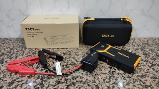 Review Tacklife T8 Jump Starter Arrancador de Baterias Cargador Portatil de Emergencia 18000mAh [upl. by Christabella]