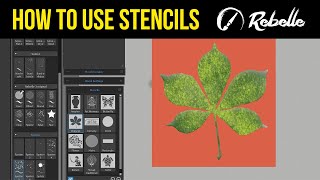 How to Use Stencils  Rebelle 6 Tutorial [upl. by Tychon]