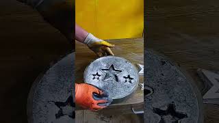 Making stars by melting scrap metal shortsvideo [upl. by Alphonsa278]