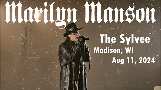 Marilyn Manson  Live At The Slyvee Madison WI Aug 11 2024 reupload [upl. by Llerruj]