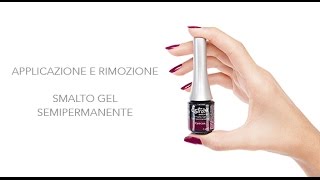 Tutorial smalto gel semipermanente Estrosa [upl. by Ellevehs]