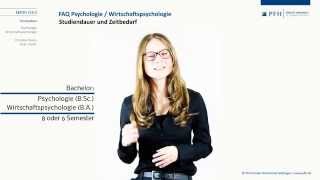 Studiendauer und Zeitbedarf im Fernstudium Psychologie  Wirtschaftspsychologie [upl. by Annalise]