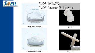 JWELL PVDF powder pelletizing ｜2024 [upl. by Arraeis280]