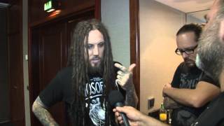 Korn Interview for Metal Impressions  Cologne September 2013 [upl. by Sabelle]