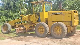 ตำนานที่ยังมีลมหายใจอยู่รถเกรด JOHN DEERE 770A motor grader [upl. by Greggory]