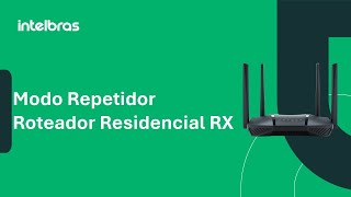 Como configurar nosso roteador residencial RX em modo repetidor  i3316 [upl. by Nipsirc]