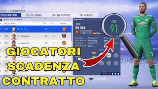 FIFA 19 Giocatori in SCADENZA DI CONTRATTO [upl. by Aiak13]