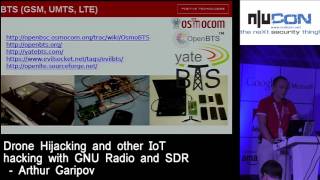 nullcon Goa 2017  Drone Hijacking And Other IoT Hacking With GNU Radio And SDR by Arthur Garipov [upl. by Kendre]