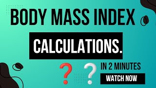 BMI CALCULATIONHow to calculate BMIBODY MASS INDEX [upl. by Htiffirg]