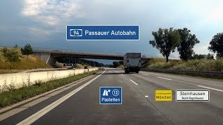 🇩🇪 A94 AS Pastetten  MünchenSteinhausen 35x [upl. by Ileek]